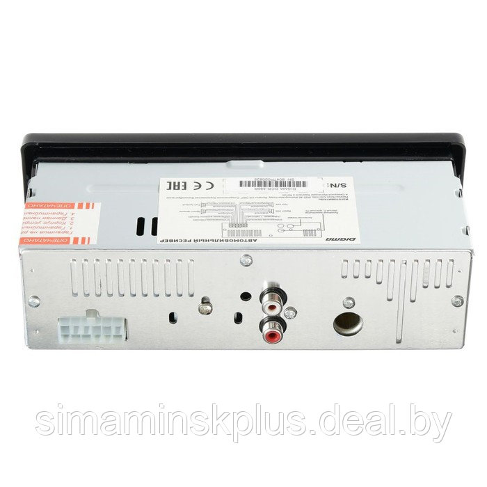 Автомагнитола Digma DCR-390R 1DIN, 4 x 45 Вт, USB, AUX - фото 4 - id-p221936397