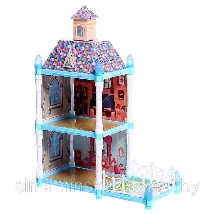 Дом для кукол «Сказочная жизнь» с куклой, питомцем и аксессуарами, свет - фото 7 - id-p221941348