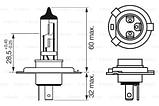 Лампа (H4) 60/55W 12V P43t галогенная Plus 90 блистер BOSCH 1987301077, фото 3