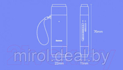 Картридер Baseus Lite Series USB-A & Type-C to SD/TF Card Reader WKQX060113 - фото 8 - id-p221946372