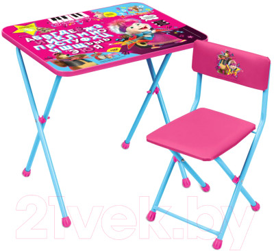 Комплект мебели с детским столом Ника ММД2/МХ Маша и Медведь - фото 1 - id-p221963266