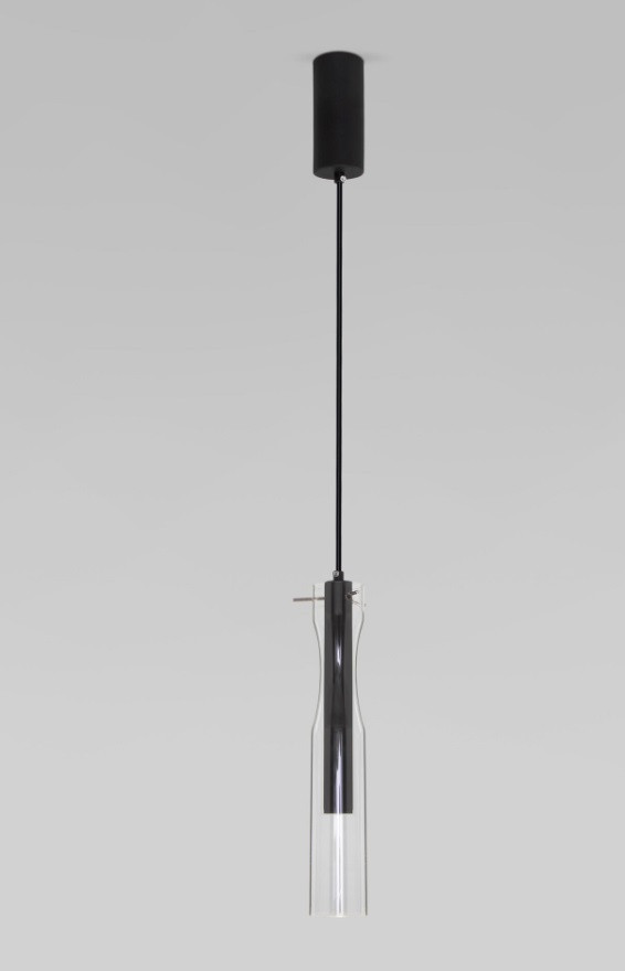 50254/1 LED черный Подвесной светодиодный светильник со стеклянным плафоном