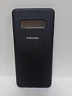 Чехол Samsung S10 plus Soft Touch черный