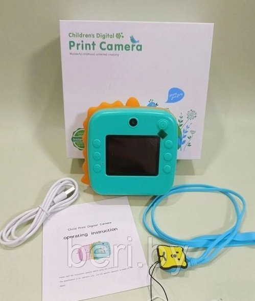 Фотоаппарат детский с мгновенной печатью, детская фотокамера с принтером, фотоаппарат Instant Print Camera - фото 4 - id-p220569836