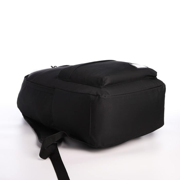 Рюкзак, 30*12*45, отд на молнии, н/к, 2 б/к, USB, черный - фото 3 - id-p221964687