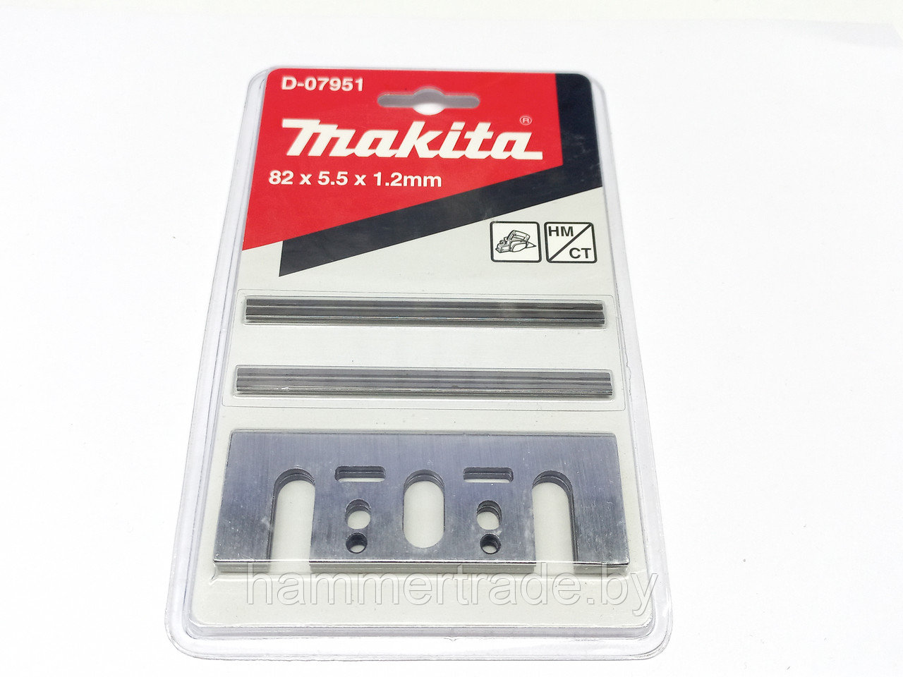 Комплект широких и узких ножей HM/TC 82 мм для Makita - фото 1 - id-p219696902