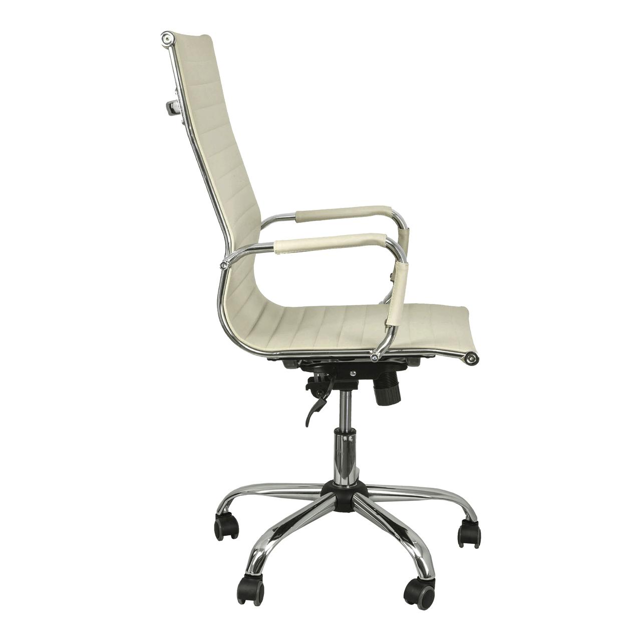 Кресло поворотное ELEGANCE, NEW, ECO, светло-бежевый - фото 4 - id-p45155411
