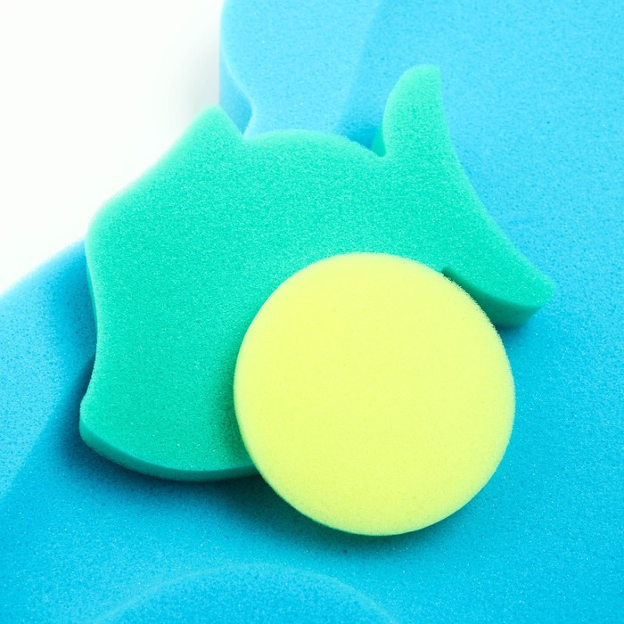 Подкладка для купания макси «Мишка», цвет зеленый, 55х30х6см - фото 9 - id-p221964886