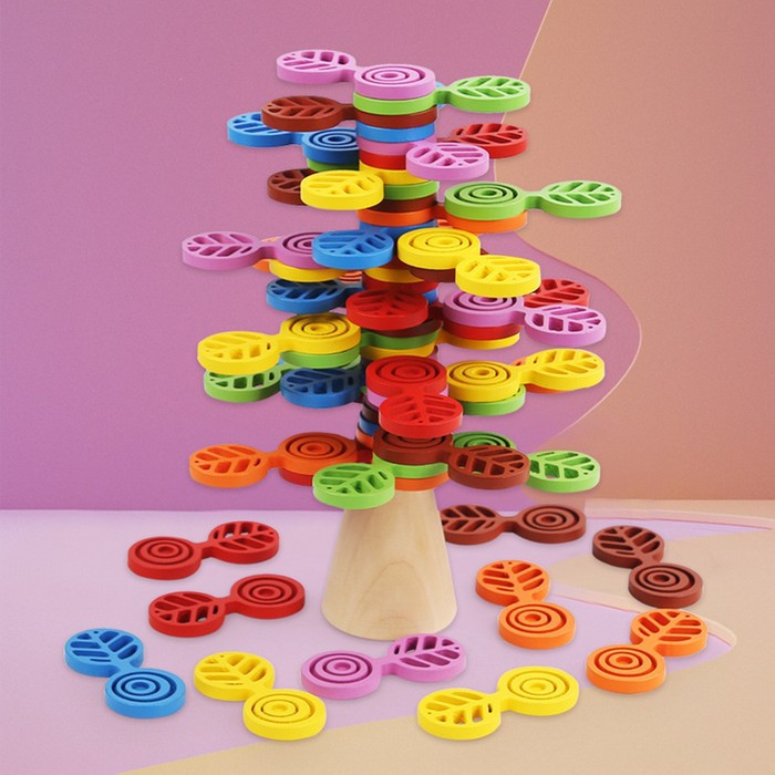 Развивающая игра балансир "Сказочное дерево" 21х16,5х7,5 см - фото 1 - id-p221964889