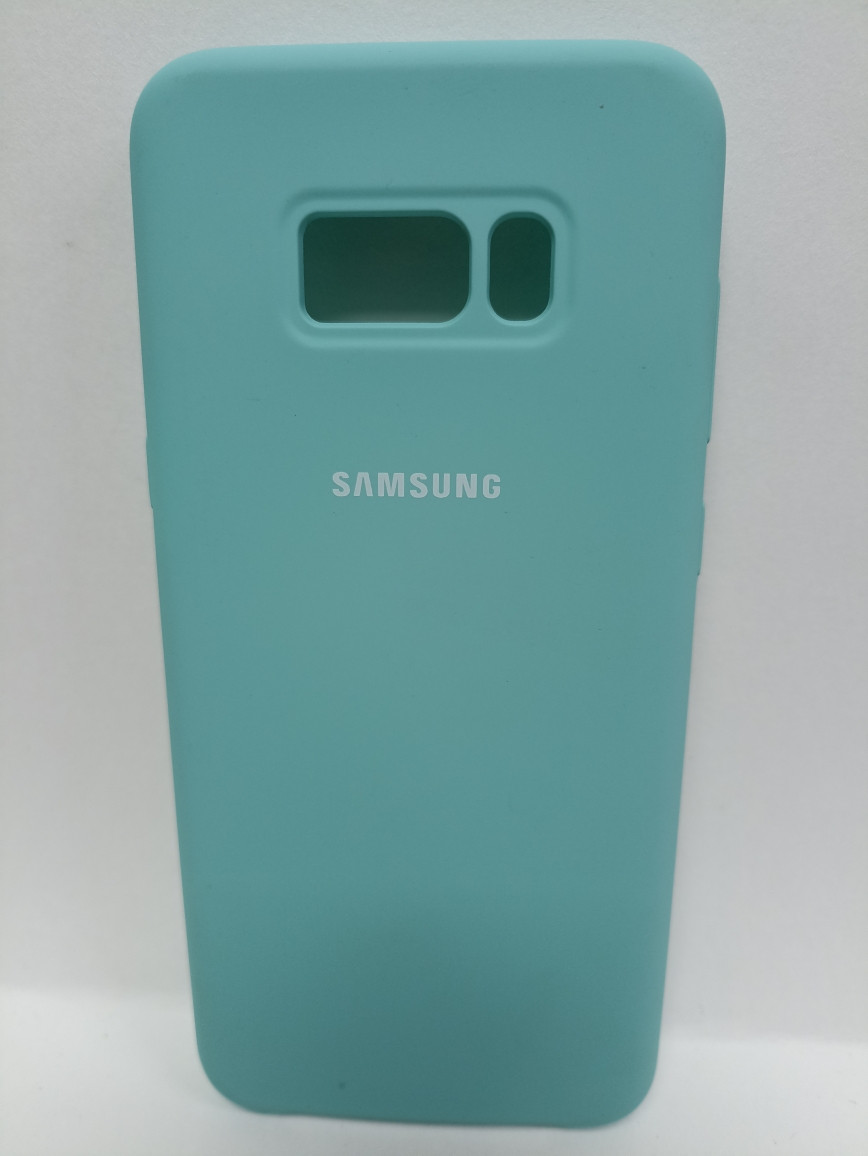 Чехол Samsung S8 plus Soft Touch бирюзовый - фото 1 - id-p221965229