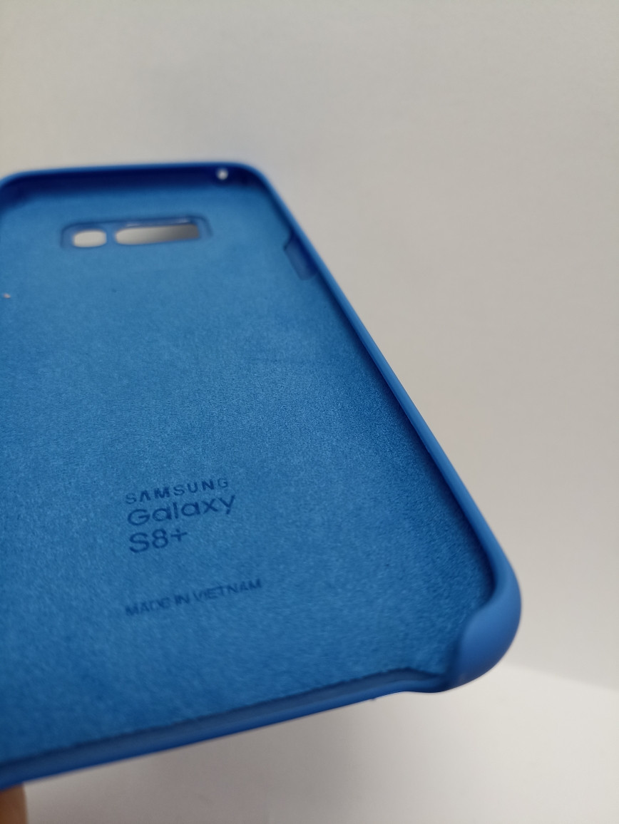 Чехол Samsung S8 plus Soft Touch синий - фото 2 - id-p221965232