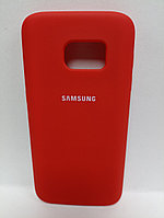 Чехол Samsung S7 Soft Touch красный