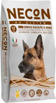 Сухой корм для собак Necon Для взрослых собак всех пород с олениной и картофелем / NECN07 - фото 1 - id-p221445942