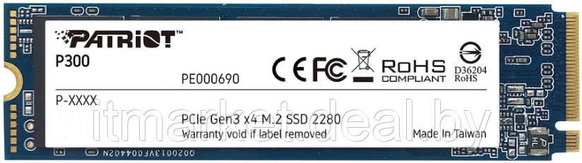 Жесткий диск SSD 128Gb Patriot P300 P300P128GM28 - фото 1 - id-p221977190