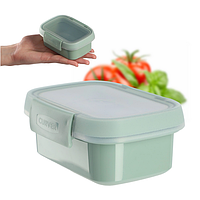 Контейнер пищевой прямоугольный Foodkeeper rectangular SNACK 0,2L, Зеленый