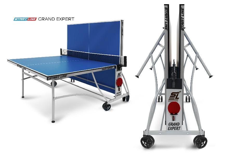 Стол теннисный Start Line GRAND EXPERT (Синий) - фото 4 - id-p221975190