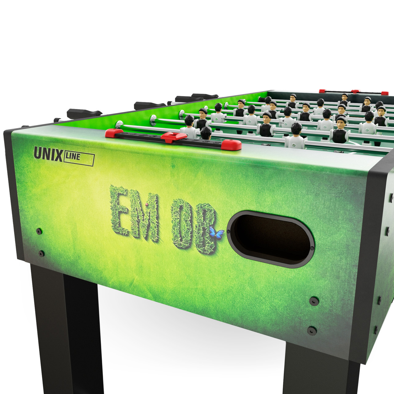 Игровой стол UNIX Line Футбол - Кикер (140х74 cм, Green) - фото 10 - id-p221975193
