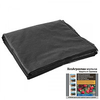 Спанбонд 60 гр/м2 черный мульчирующий фасованный, упаковка 3,2*10м ХозАгро СУФ 60