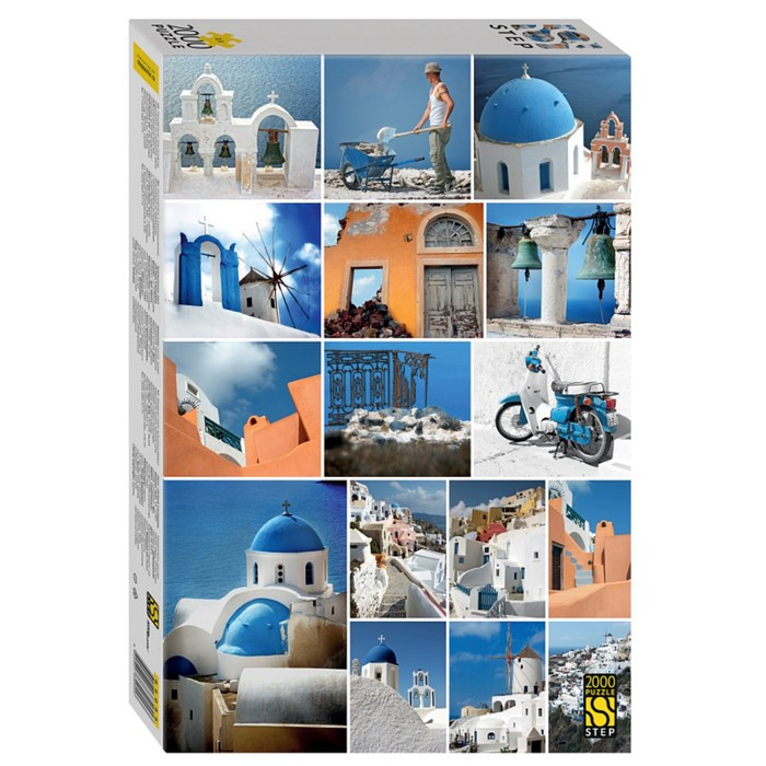 Мозаика "puzzle" 2000 "Остров Санторини, Греция" - фото 1 - id-p221981318