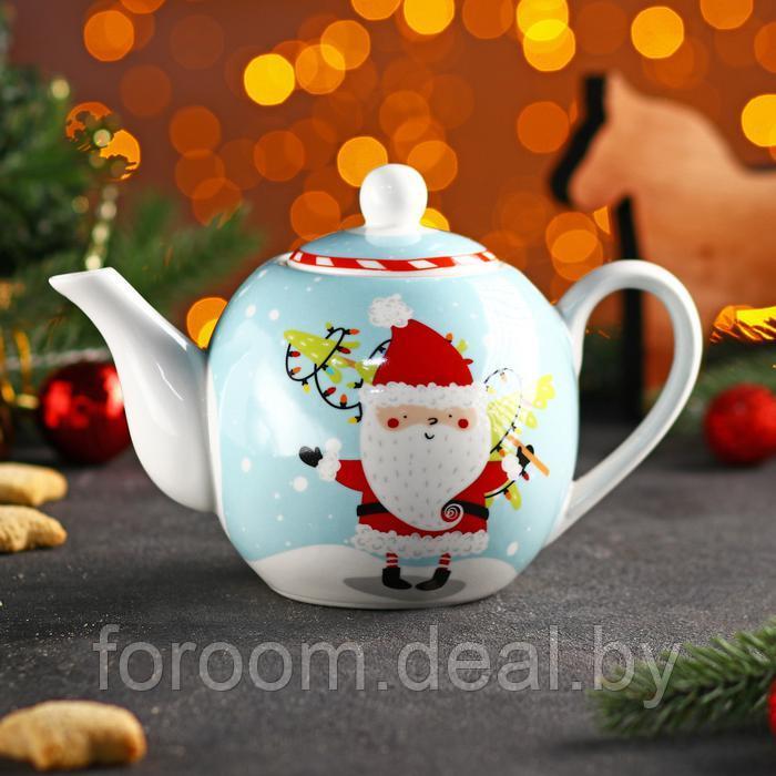 Чайник заварочный "Дед Мороз" 800мл Доляна Новый год 7989984 - фото 1 - id-p221988876