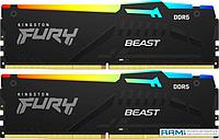 Оперативная память Kingston FURY Beast RGB 2x8ГБ DDR5 5600 МГц KF556C40BBAK2-16