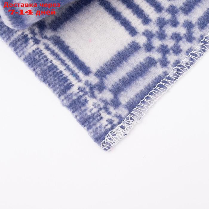 Одеяло байковое размер 100х140 см, цвет микс для мал., хл80%, ПАН 20%, 420гр/м - фото 3 - id-p221889379