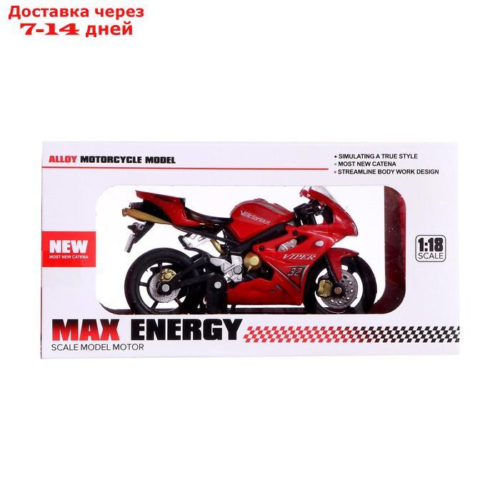 Мотоцикл металлический "Супер байк", масштаб 1:16, МИКС - фото 6 - id-p221889417