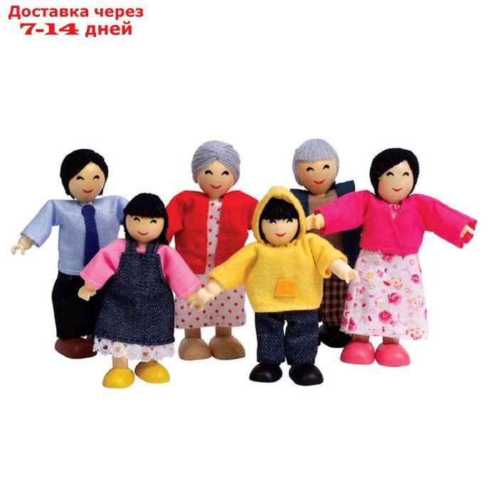 Набор мини-кукол "Счастливая азиатская семья" - фото 1 - id-p221889439