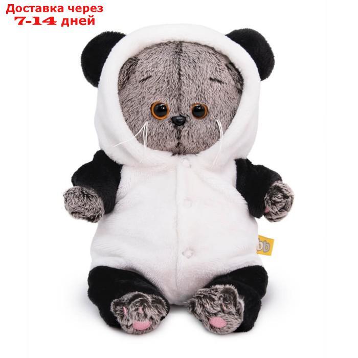 Мягкая игрушка "Басик BABY", в комбинезоне панда, 20 см - фото 1 - id-p221889354