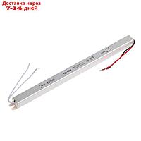 Блок питания для светодиодной ленты Ecola LED strip Power Supply, 60Вт, 12В, длинный, тонкий