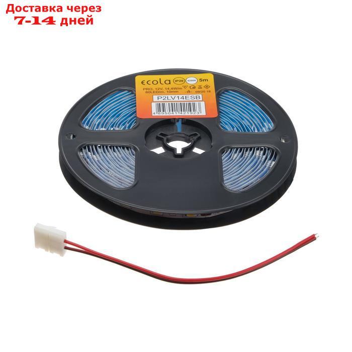 Светодиодная лента на катушке Ecola LED strip PRO, 10 мм, 12 В, 4200 К, 14.4 Вт/м, IP20, 5 м - фото 6 - id-p221895202