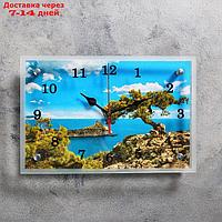 Часы настенные, серия: Природа, "Крым, море", 20х30 см, микс