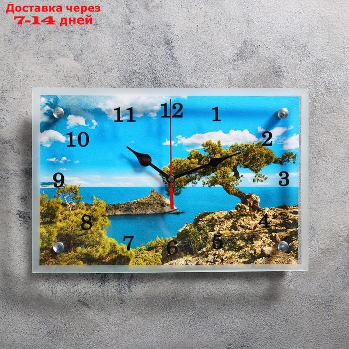 Часы настенные, серия: Природа, "Крым, море", 20х30 см, микс - фото 1 - id-p221889528