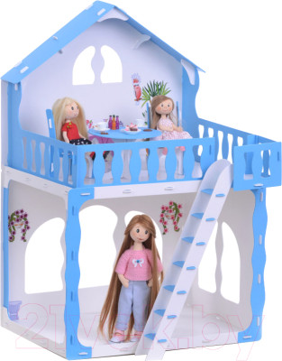 Кукольный домик Krasatoys Дом Марина с мебелью / 000266 - фото 1 - id-p221986093