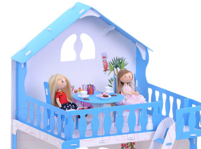 Кукольный домик Krasatoys Дом Марина с мебелью / 000266 - фото 5 - id-p221986093