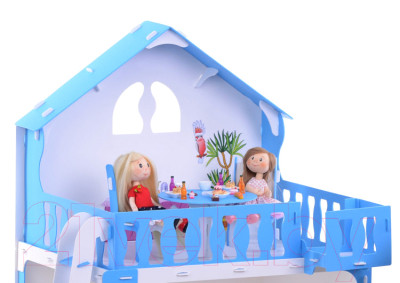 Кукольный домик Krasatoys Дом Марина с мебелью / 000266 - фото 6 - id-p221986093