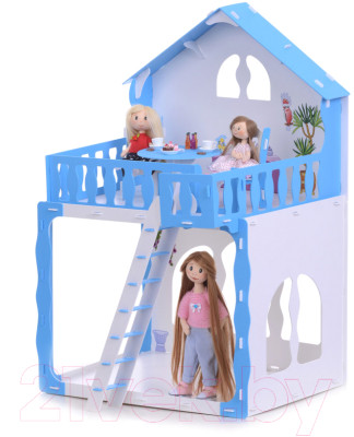 Кукольный домик Krasatoys Дом Марина с мебелью / 000266 - фото 8 - id-p221986093