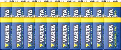 Комплект батареек Varta Industrial Pro 9V 6LR61 - фото 1 - id-p221805952