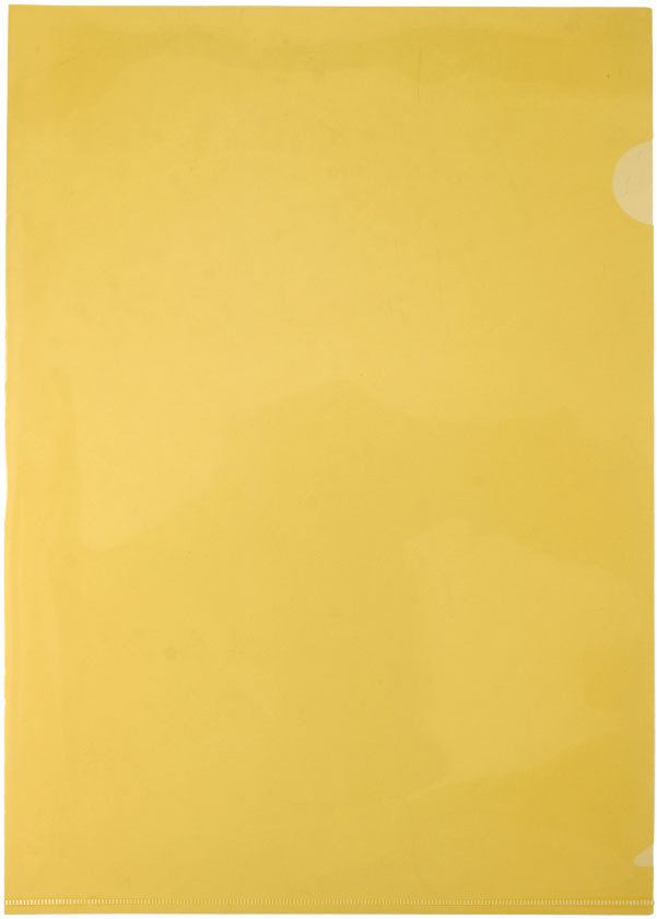 Папка-уголок пластиковая Attache Е-310 А4+ толщина пластика 0,18 мм, прозрачная желтая - фото 2 - id-p221986874