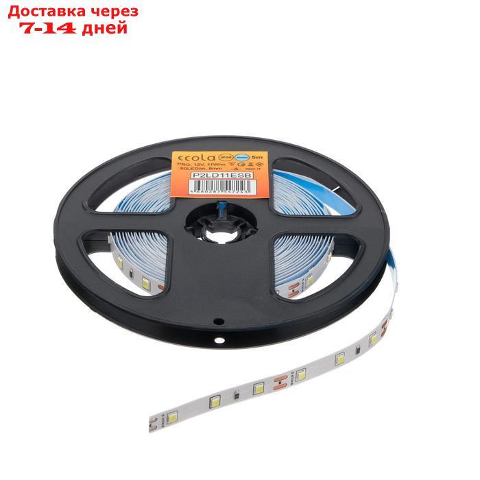 Светодиодная лента на катушке Ecola LED strip PRO, 8 мм, 12 В, 6000 К, 11 Вт/м, IP20, 5 м - фото 2 - id-p221890627