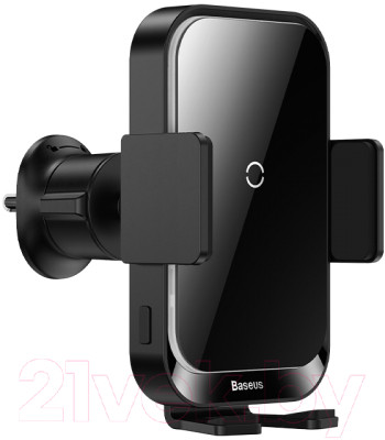 Держатель для смартфонов Baseus Halo Electric Wireless Charging Car Mount 15W / SUDD000001 - фото 1 - id-p221801794