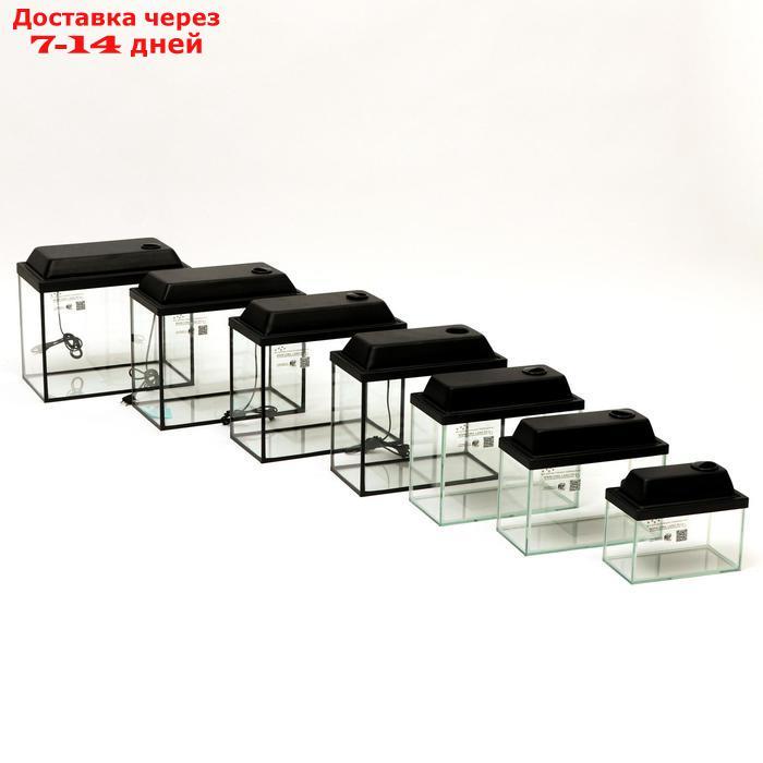 Комплект аквариумов прямоугольных"Матрешка" с крышками, 5, 10, 15, 20, 25 ,30, 35л - фото 1 - id-p221891208