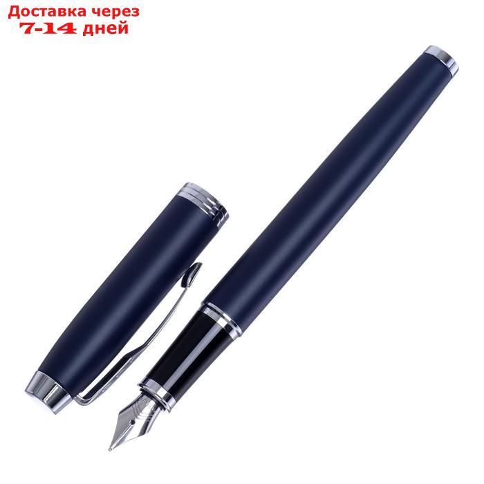 Ручка перьевая Parker IM Core F321 Matte Blue CT F, корпус из нержавеющей стали, синие чернила (1931647) - фото 9 - id-p221891223