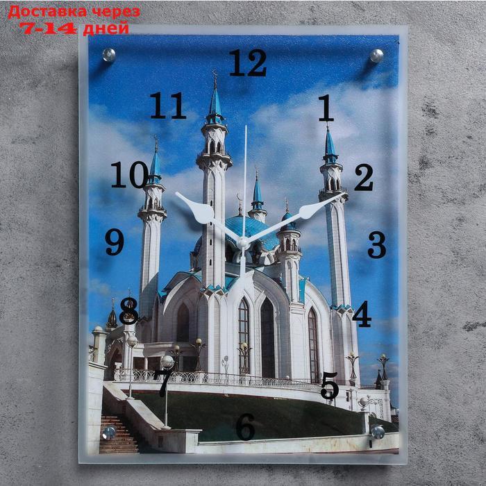 Часы настенные, серия: Город, "Мечеть Кул Шариф", 30х40 см, микс - фото 5 - id-p221891270