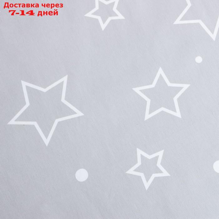 Покрывало "Этель" Grey star, 200*215 см, 100% хлопок - фото 2 - id-p221891289