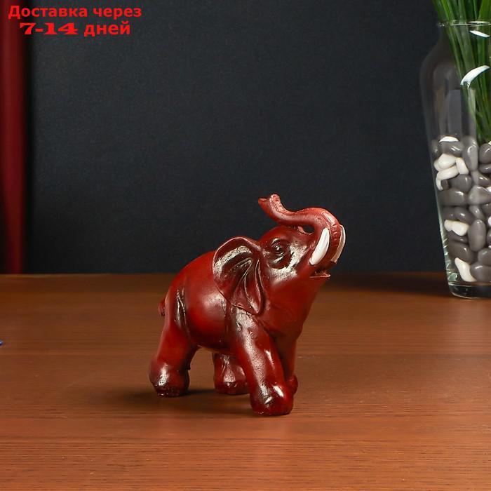 Сувенир полистоун под красное дерево набор 7 шт "Стадо слонов" 9;7,5;7;6,5;5,3, 4,8,4 см - фото 7 - id-p221891348