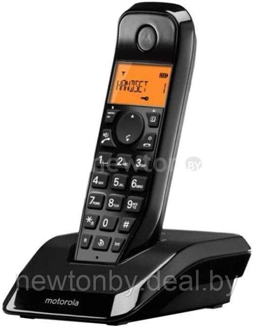 Радиотелефон Motorola S1201 (черный) - фото 1 - id-p222001709