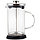 Чайник/кофейник (кофе-пресс) MALLONY NERO 600 мл из боросиликатного стекла, цвет - черный, фото 3