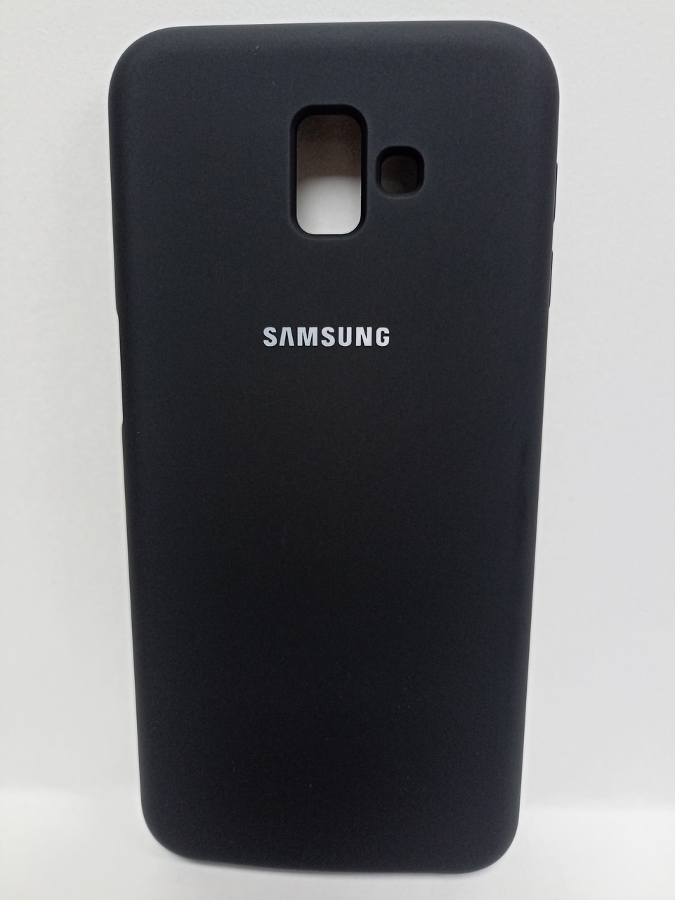 Чехол Samsung J6+/ J610/J610 prime Soft Touch черный - фото 1 - id-p222014703