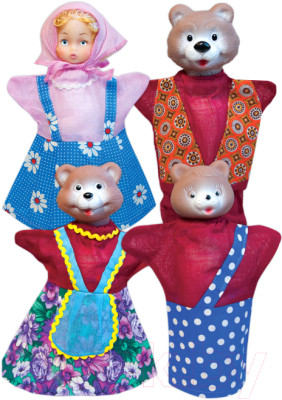 Набор кукол-перчаток Русский стиль Три медведя / 11254 - фото 1 - id-p222014375